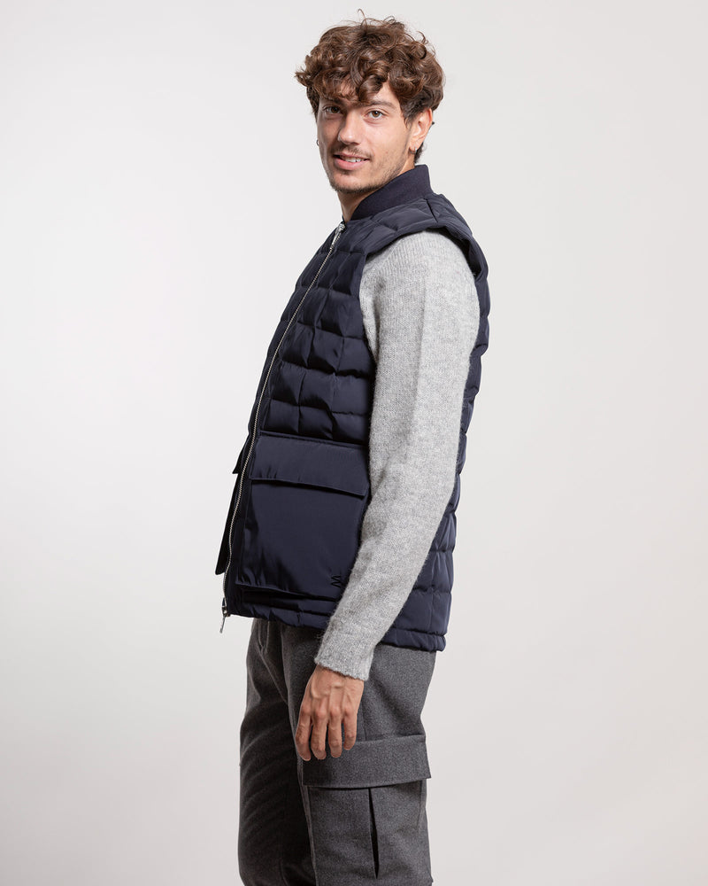 Gilet Embassy imbottito blu