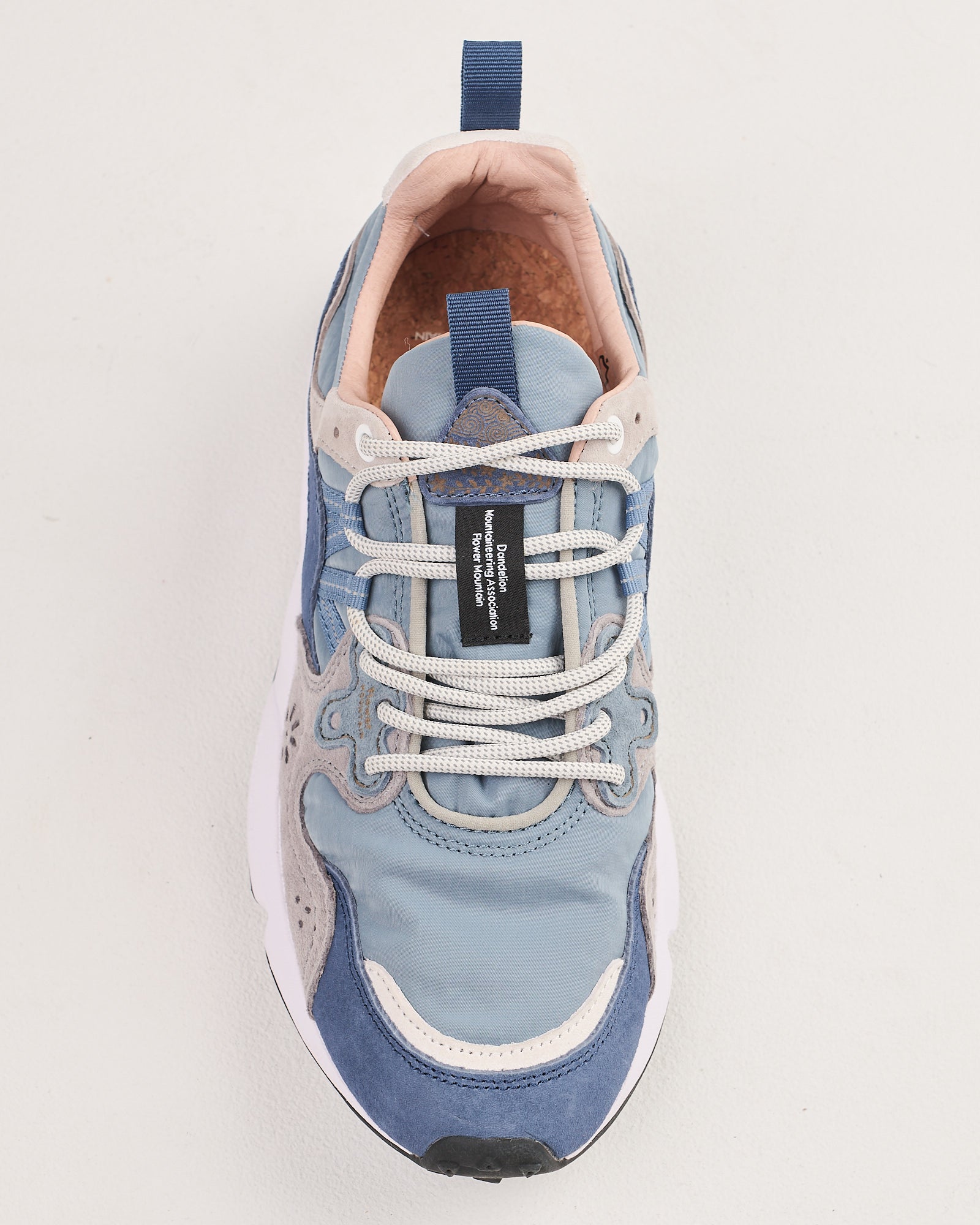 Sneaker Flower Mountain Navy Blue Light Grey