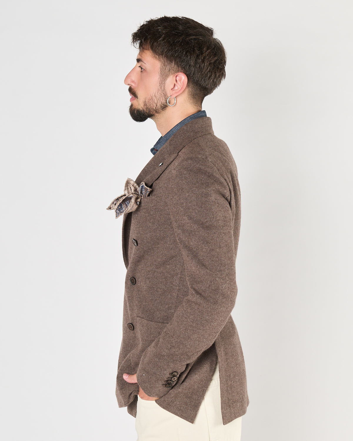 Giacca Lnm1911 doppio petto marrone