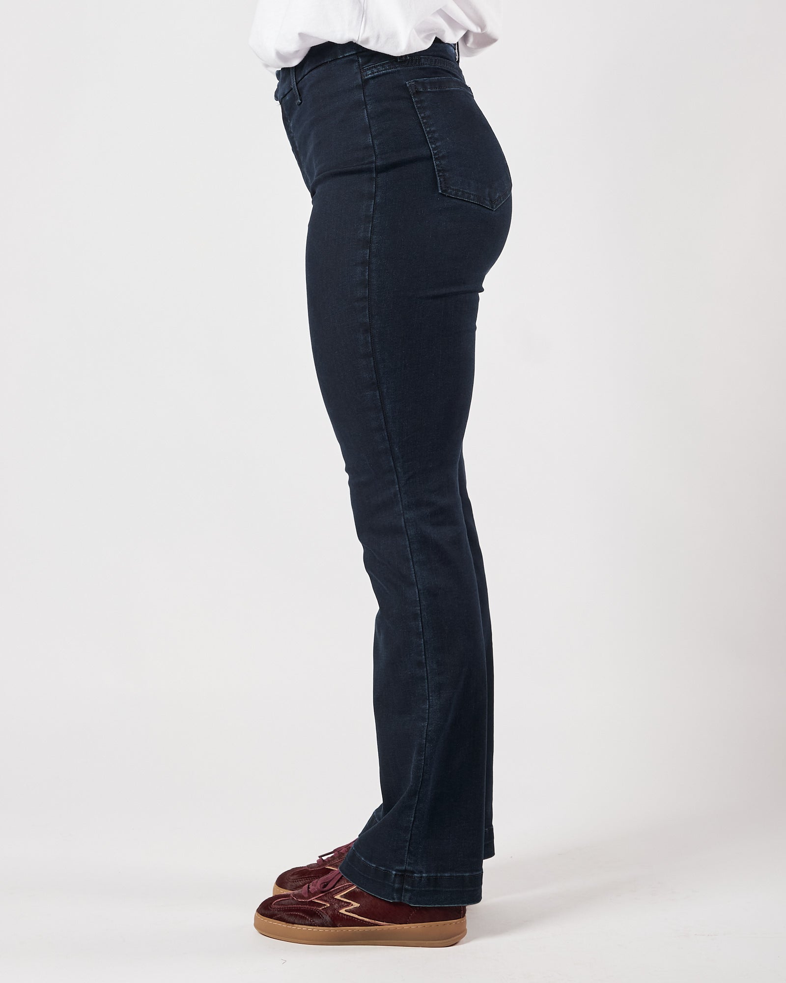 Jeans Shaft a campana blu
