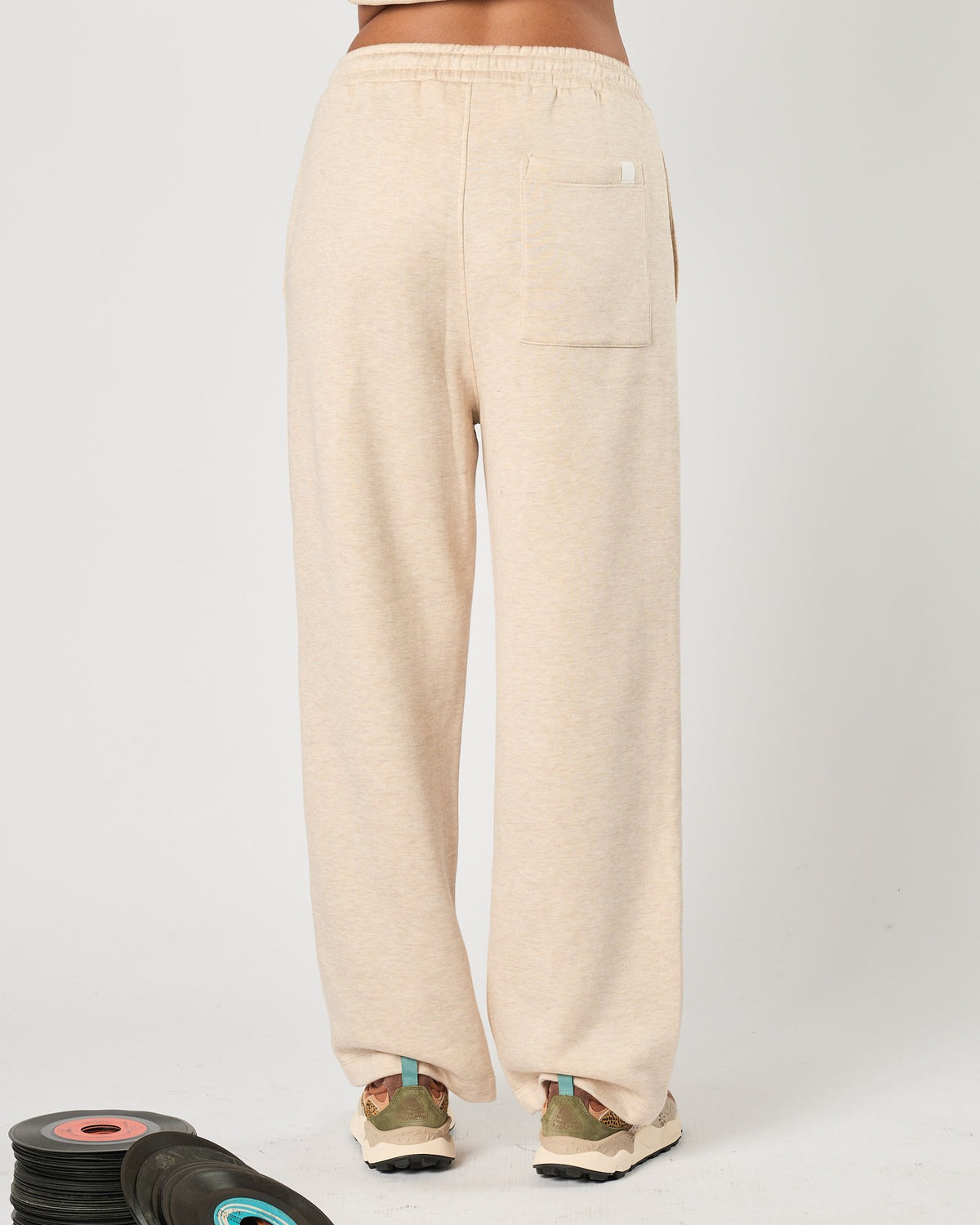 Pantalone Woc tuta largo avorio