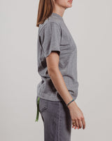 T-shirt Tela in jersey grigio