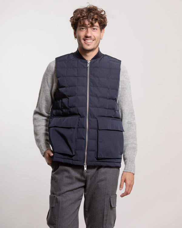 Gilet Embassy imbottito blu