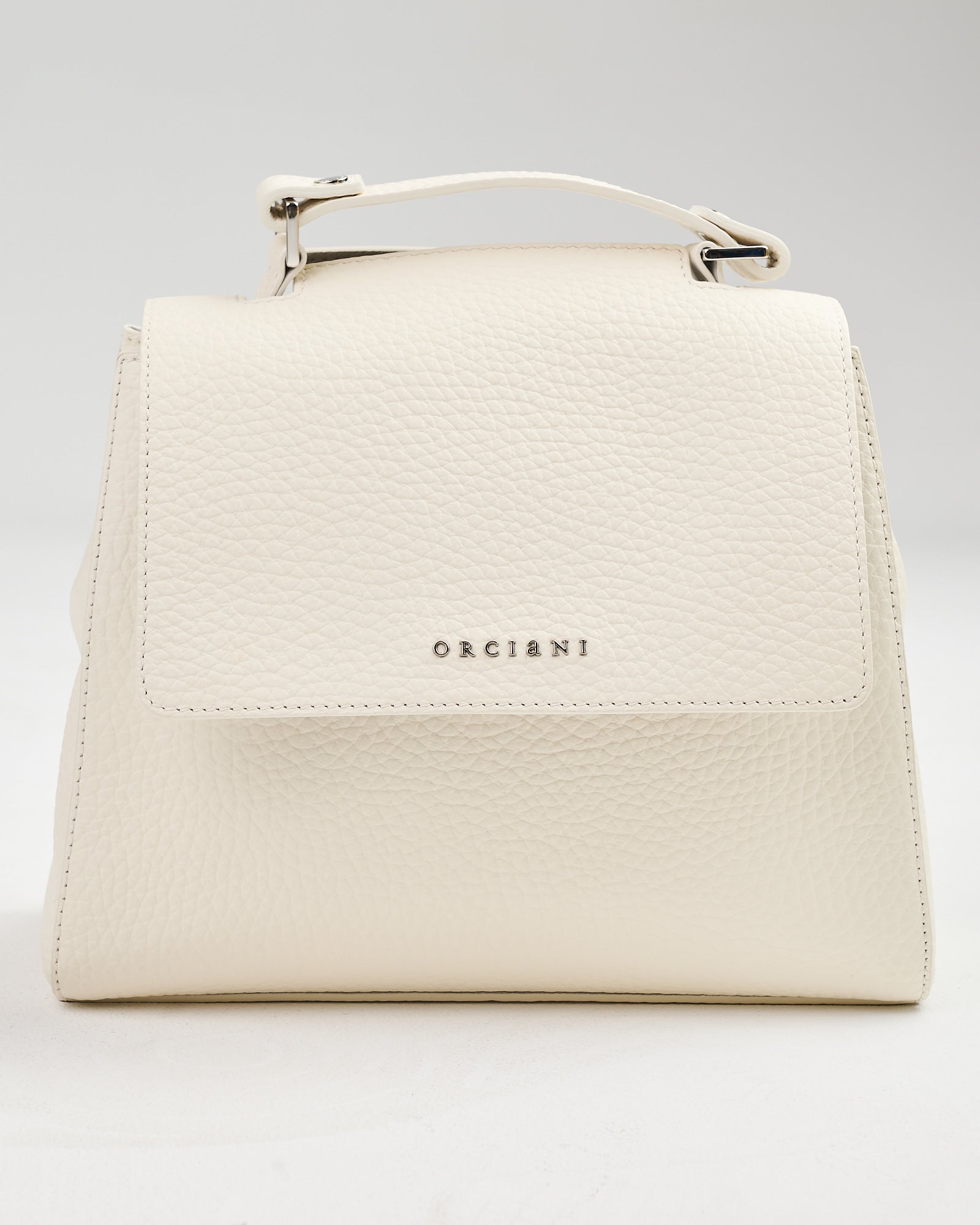 Borsa Orciani Sveva piccola soft bianca
