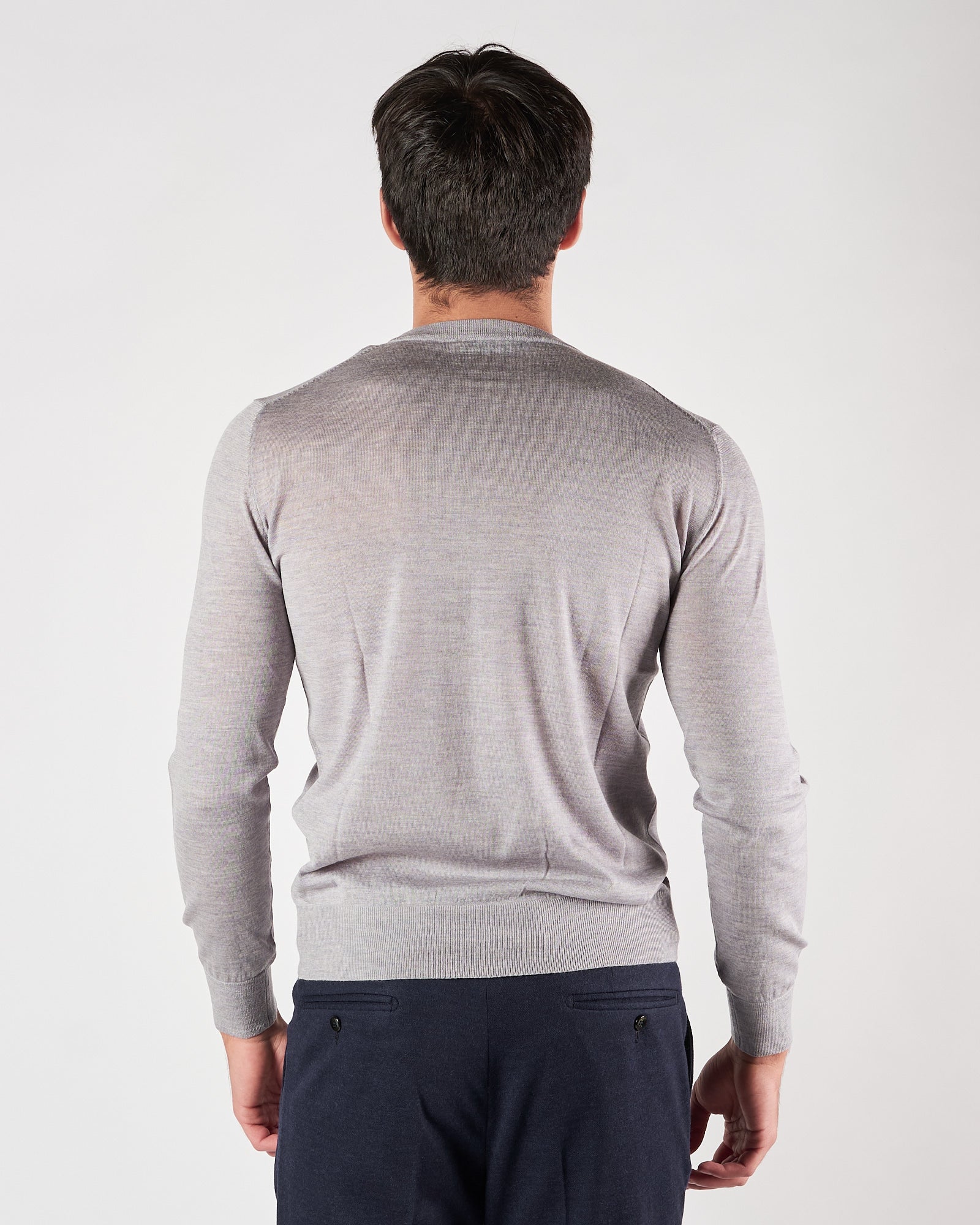 Maglia Lbm1911 girocollo grigio perla