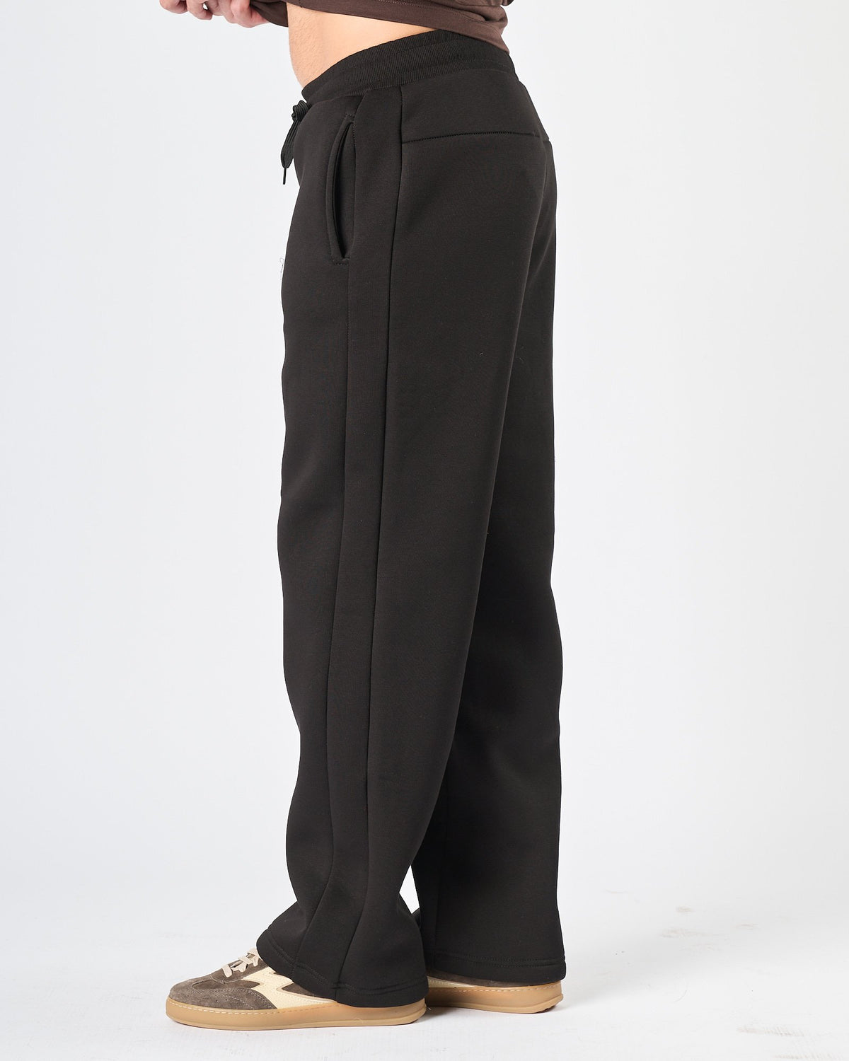 Pantalone Aimé in felpa nero