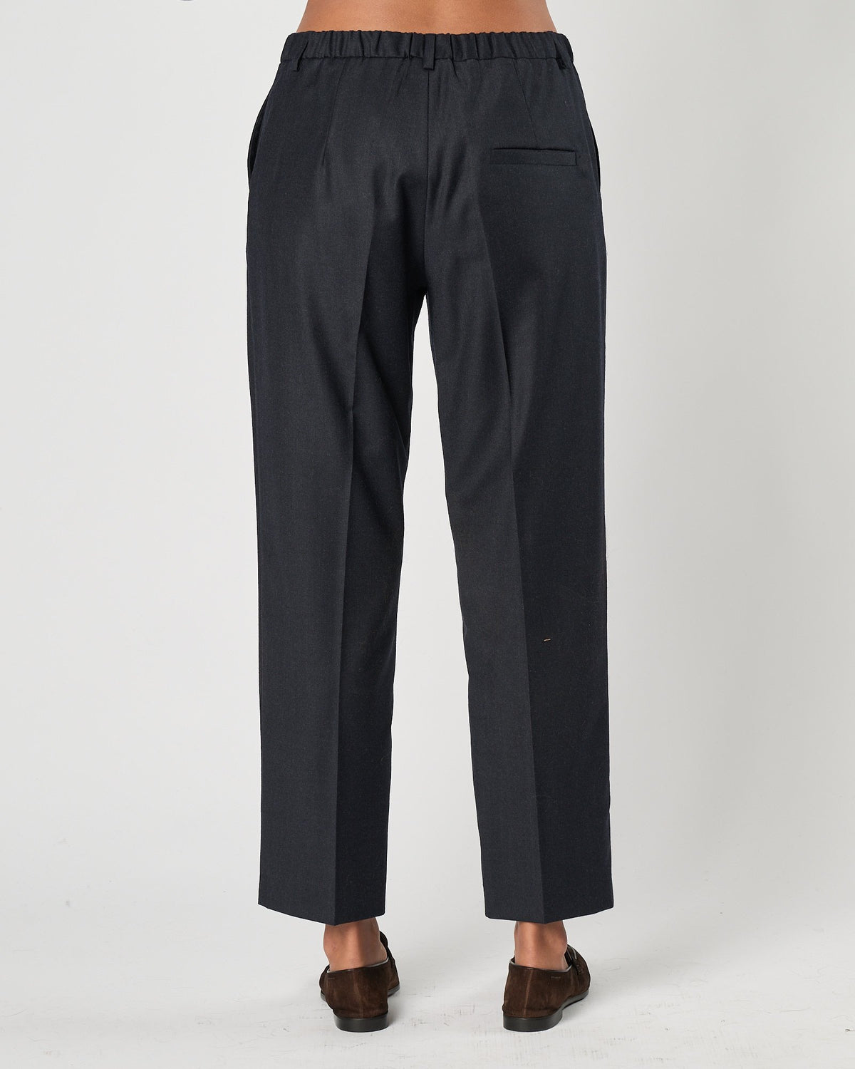 Pantalone Tela9 in flanella blu