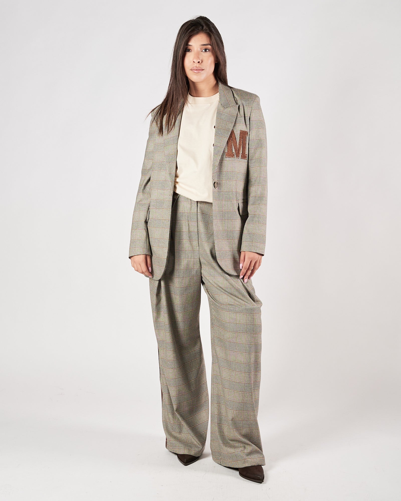 Pantalone Marc Ellis morbido fantasia Principe di Galles