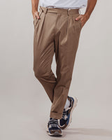 Pantalone Lbm1911 doppia pence beige