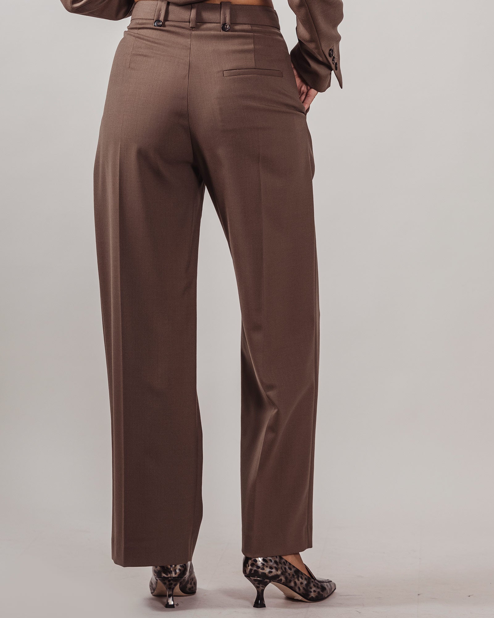 Pantalone Tela una pence taupe