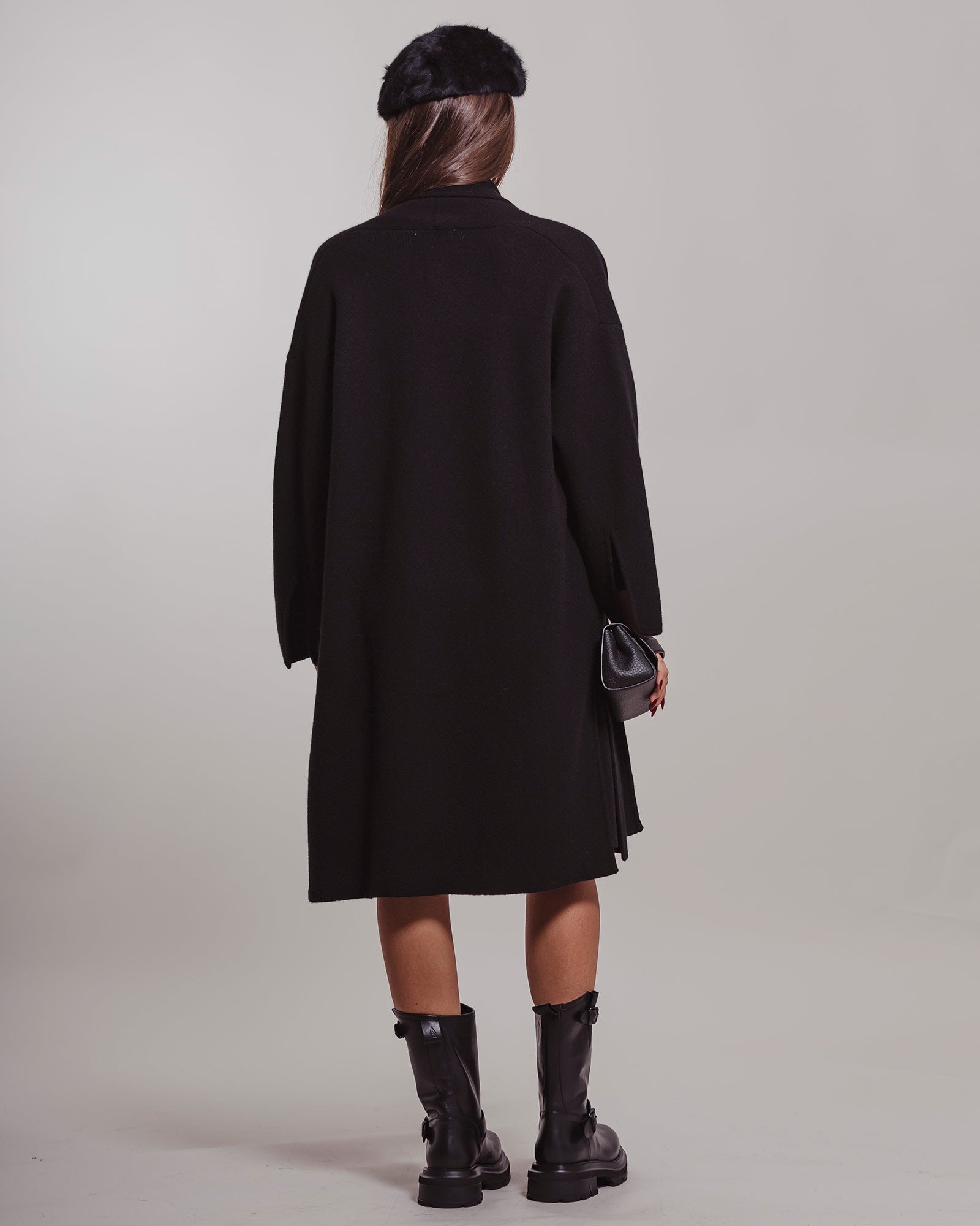 Cappotto A|STORE in maglia nero