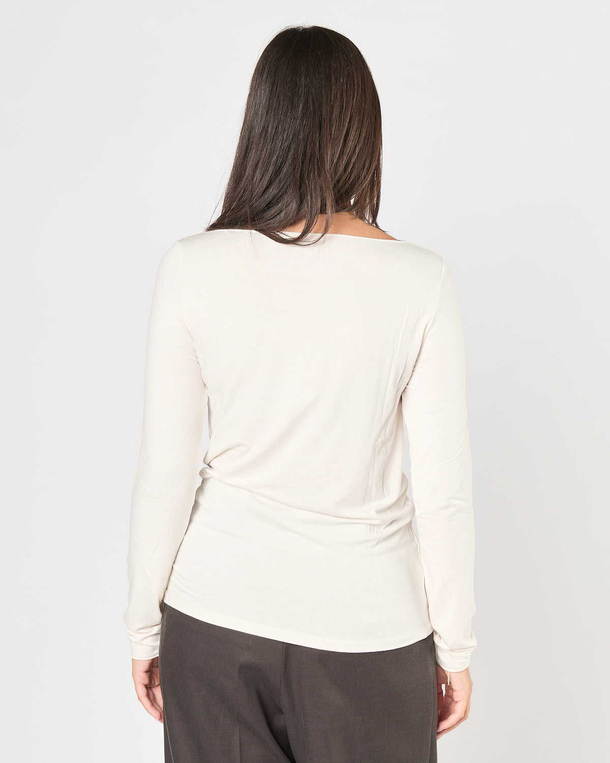 Maglia Majestic scollo barca crema