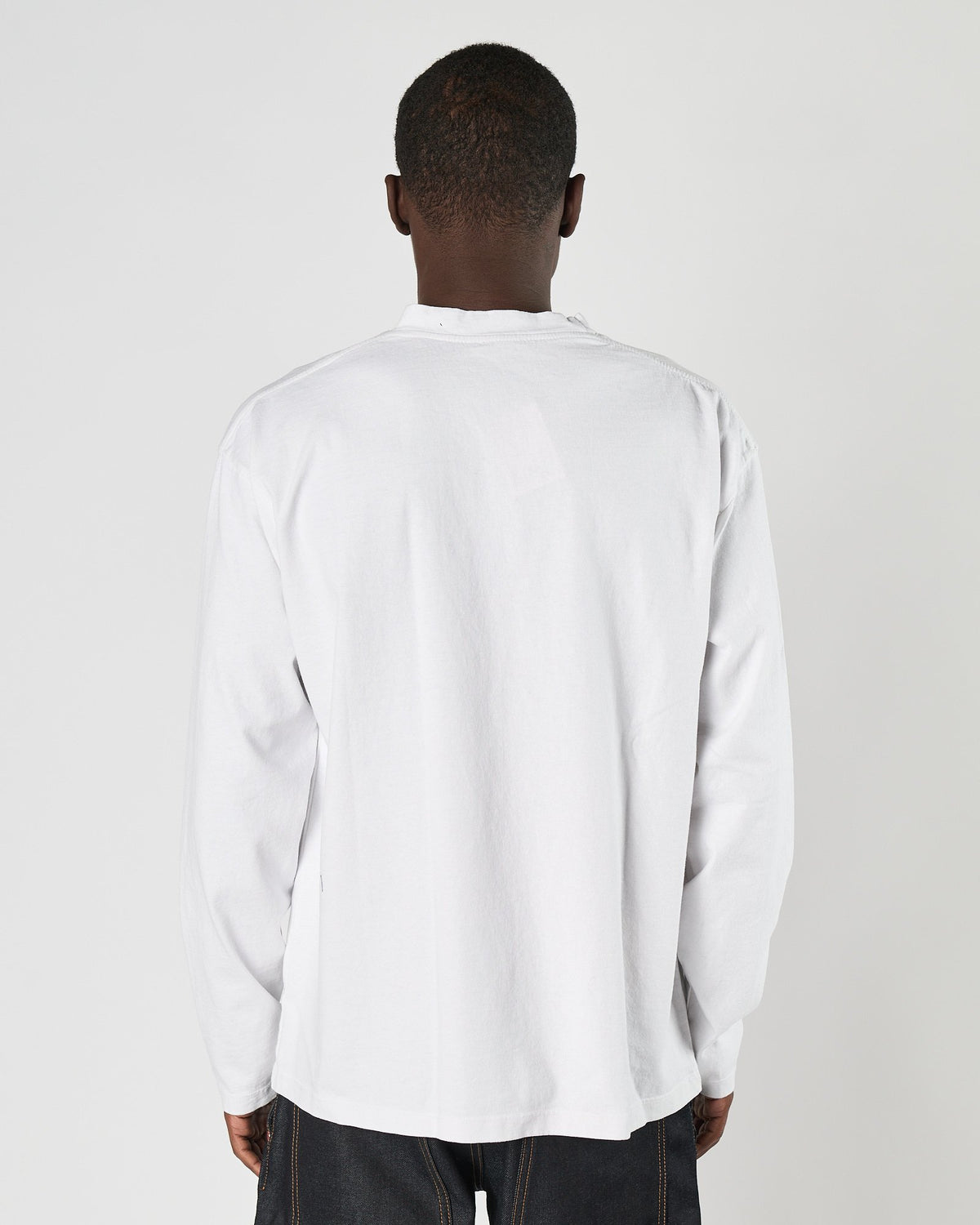 T-shirt Aimé longsleeve bianca