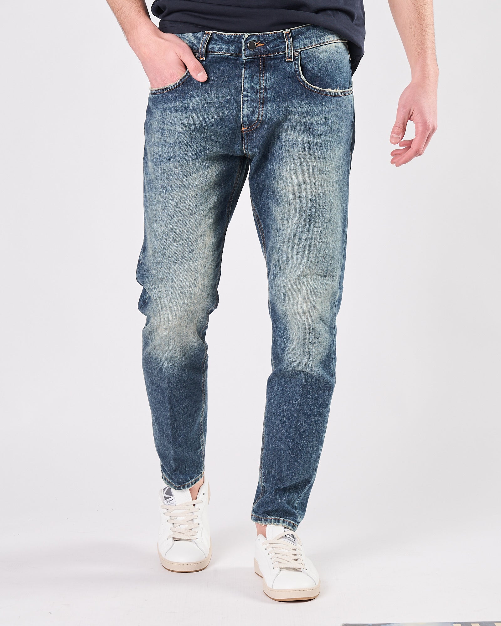 Jeans A|STORE lavato blu