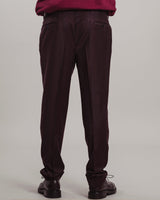 Pantalone Luigi Bianchi doppia pence bordeaux