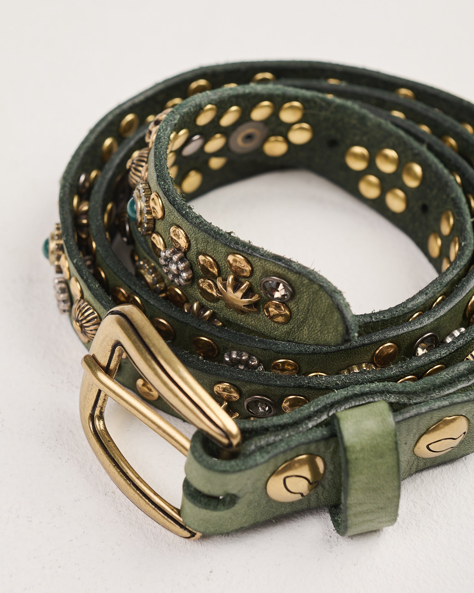 Cintura Campomaggi H.2  con borchie lago