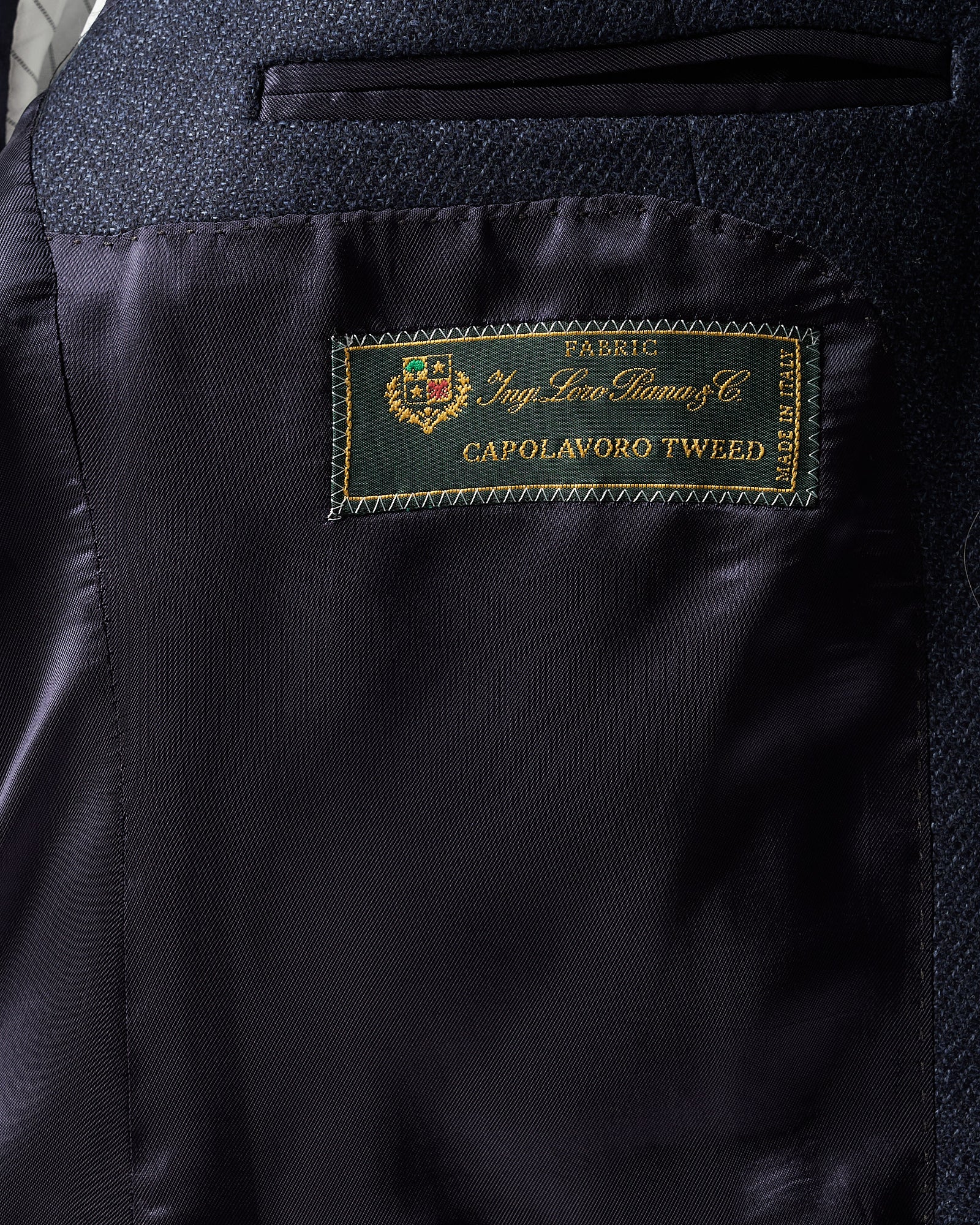 Giacca Luigi Bianchi spinata un petto blu