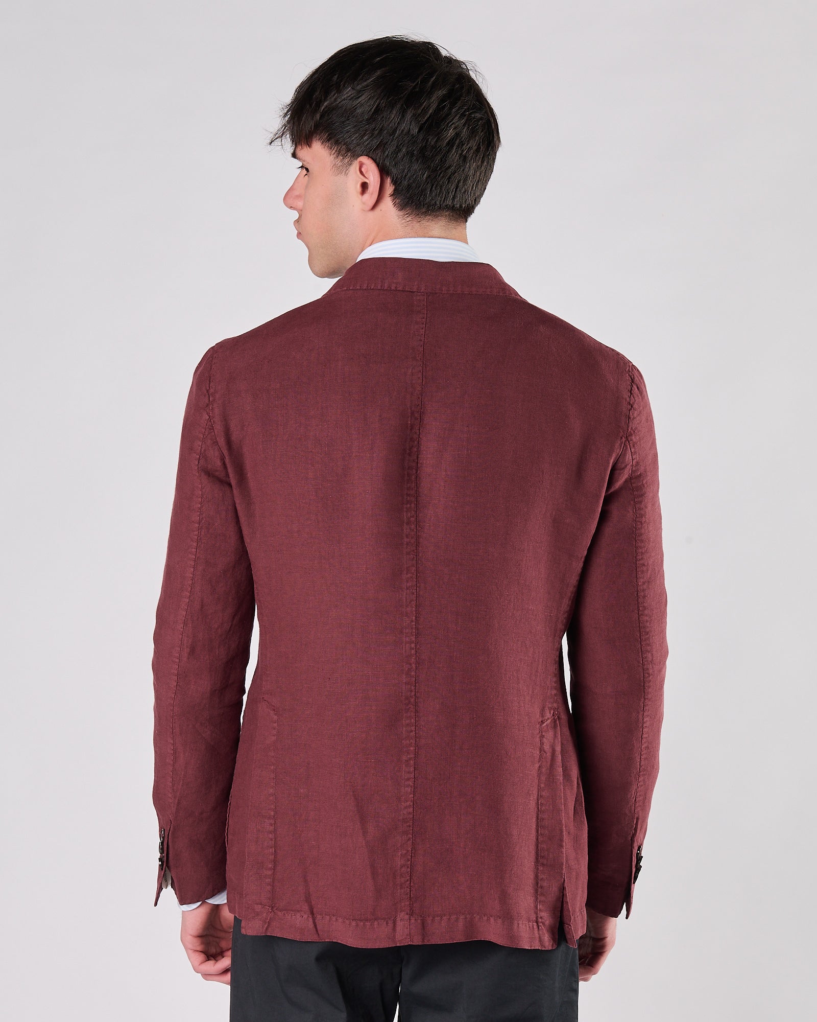 Giacca Lbm1911 doppio petto bordeaux