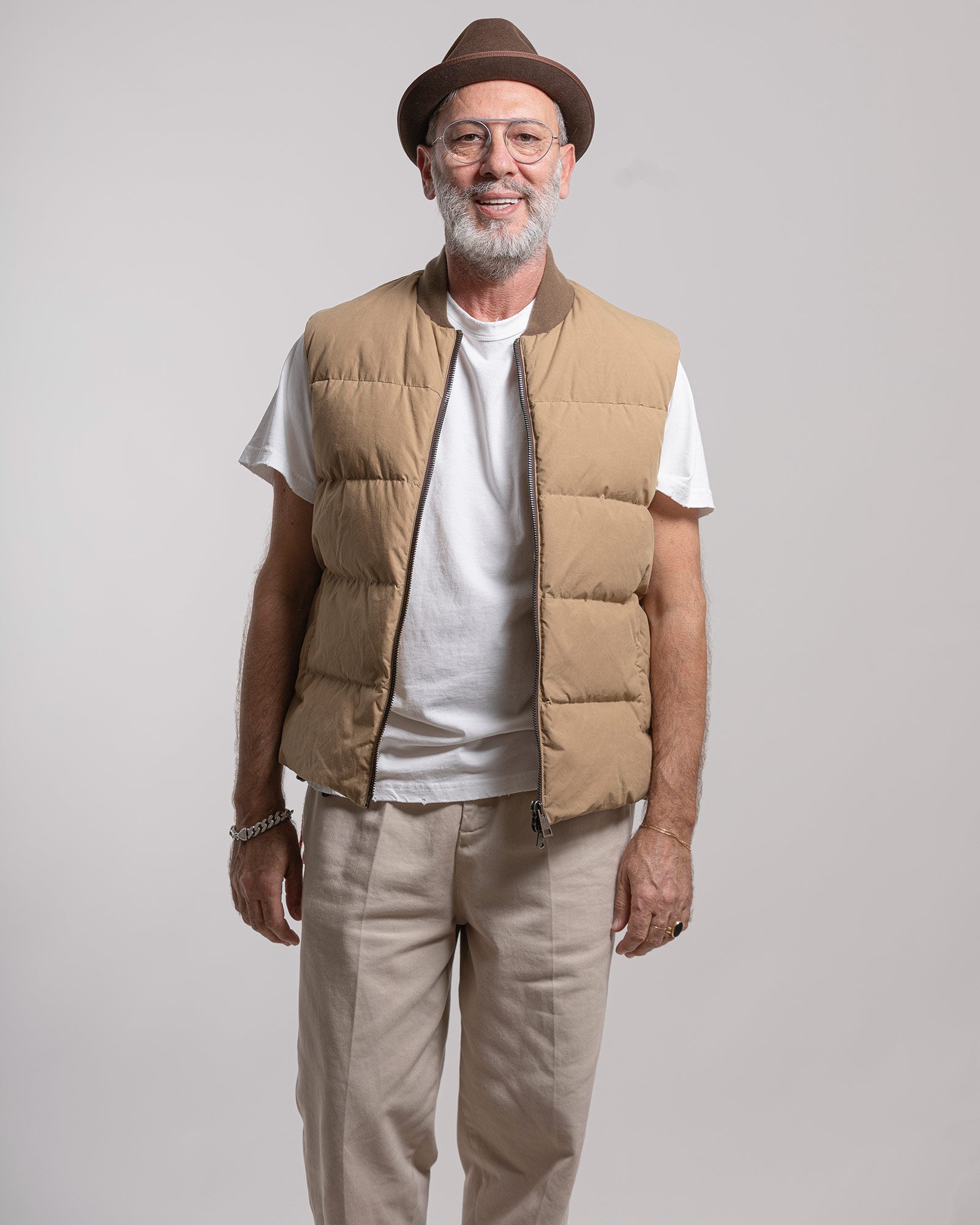 Gilet L'impermeabile imbottito beige