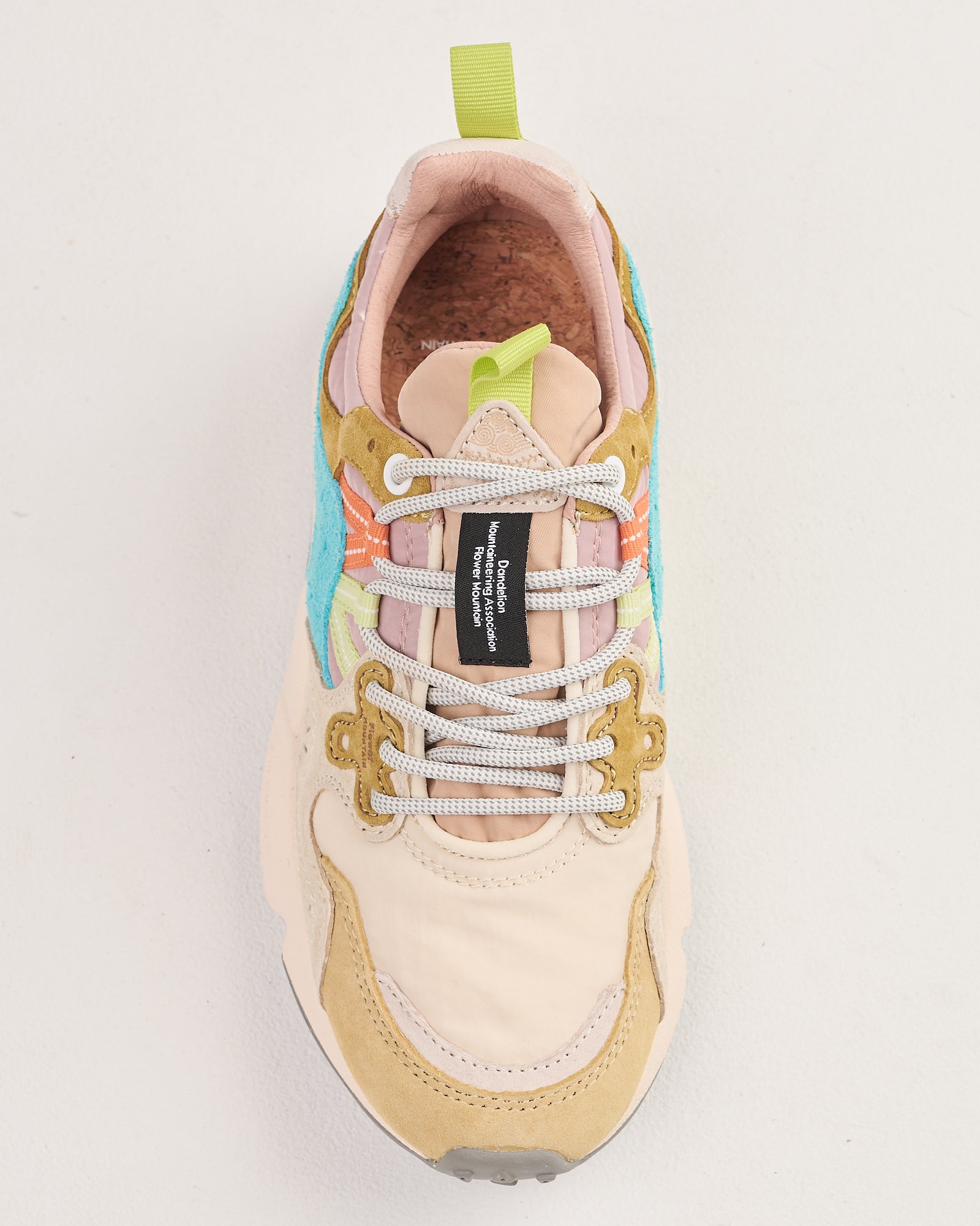 Sneaker Flower Mountain Cream Milk Light Blue