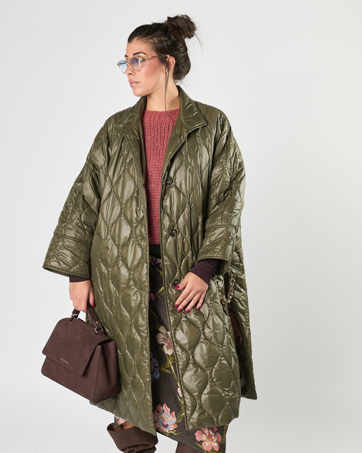 Piumino Bazar Deluxe over trapuntato verde