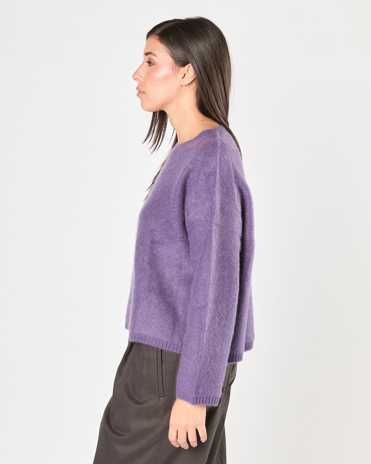 Maglia Since're Paris in lana e cashemere purple