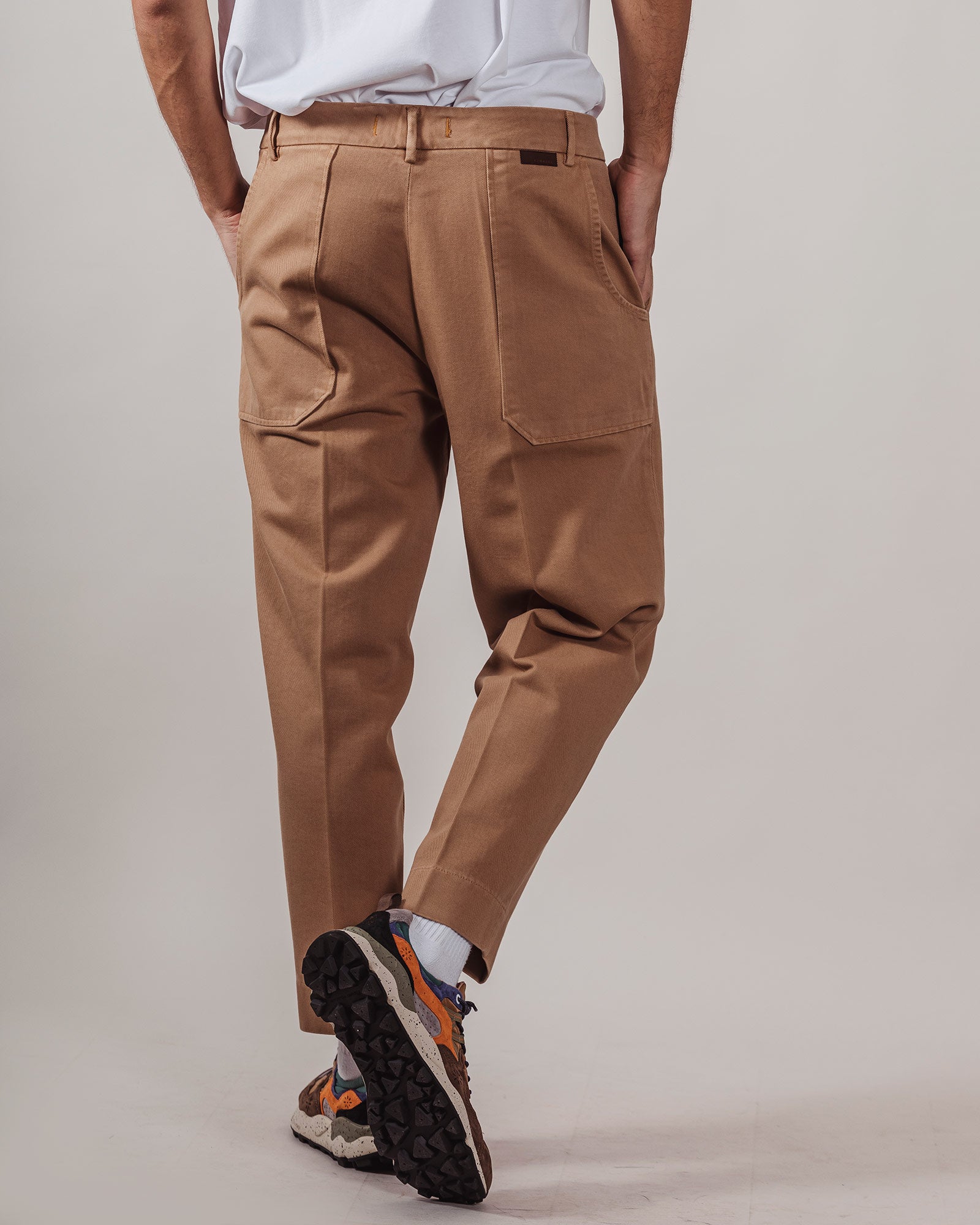 Pantalone Bonheur largo cammello