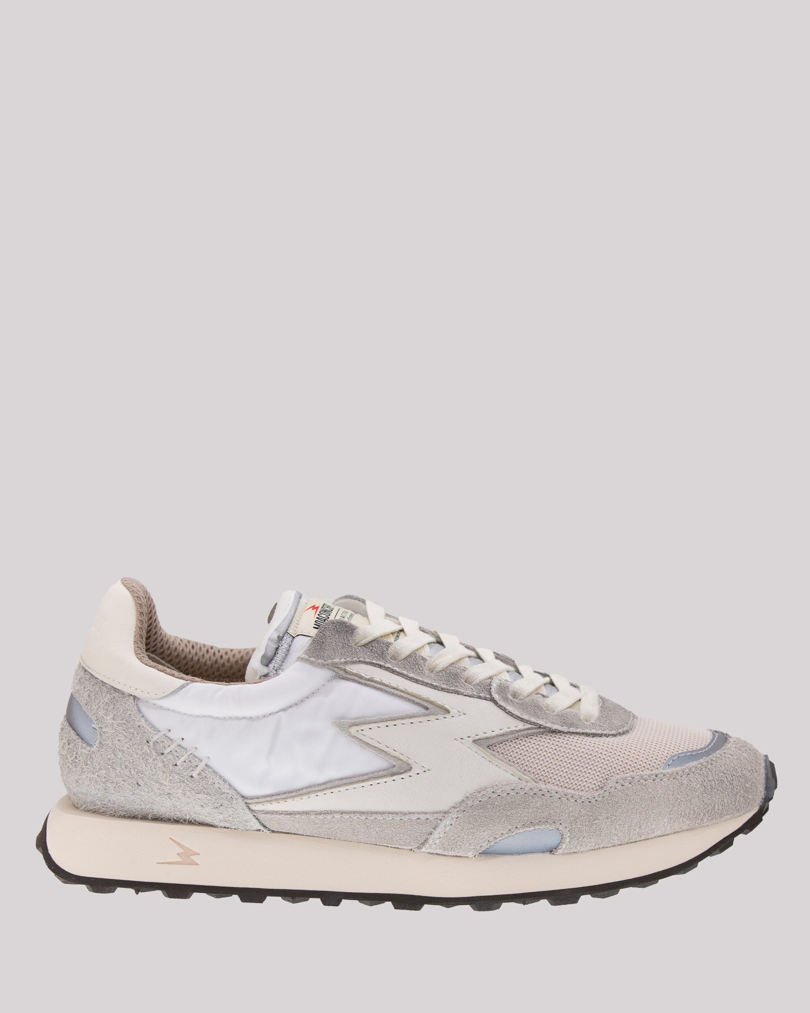 Sneaker Moaconcept in nylon e suede silver