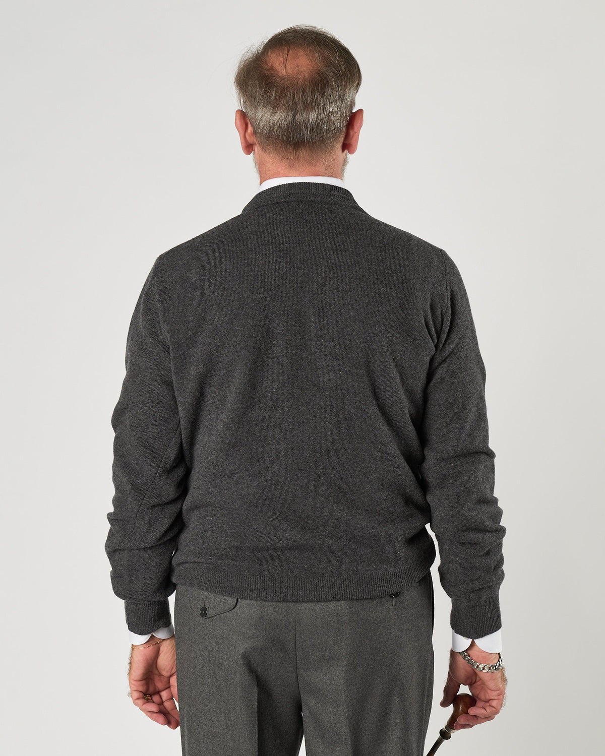 Maglia Aimé a rombi antracite