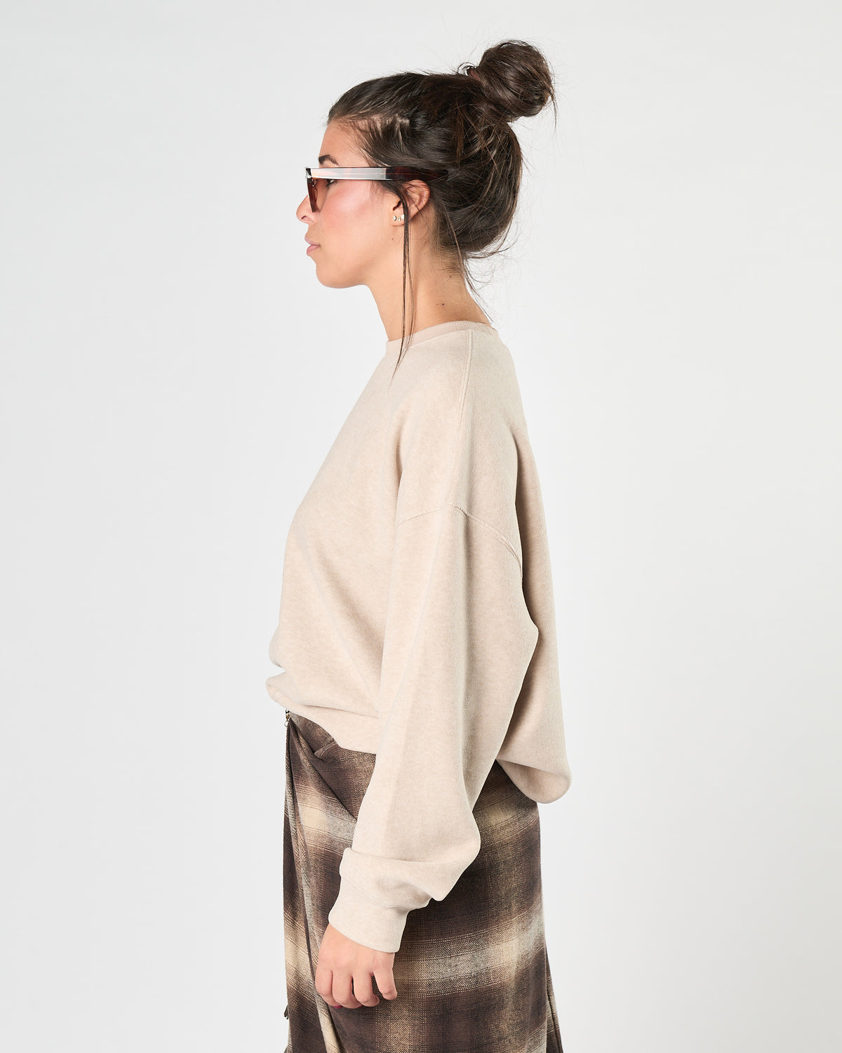 Felpa Eleh morbida beige