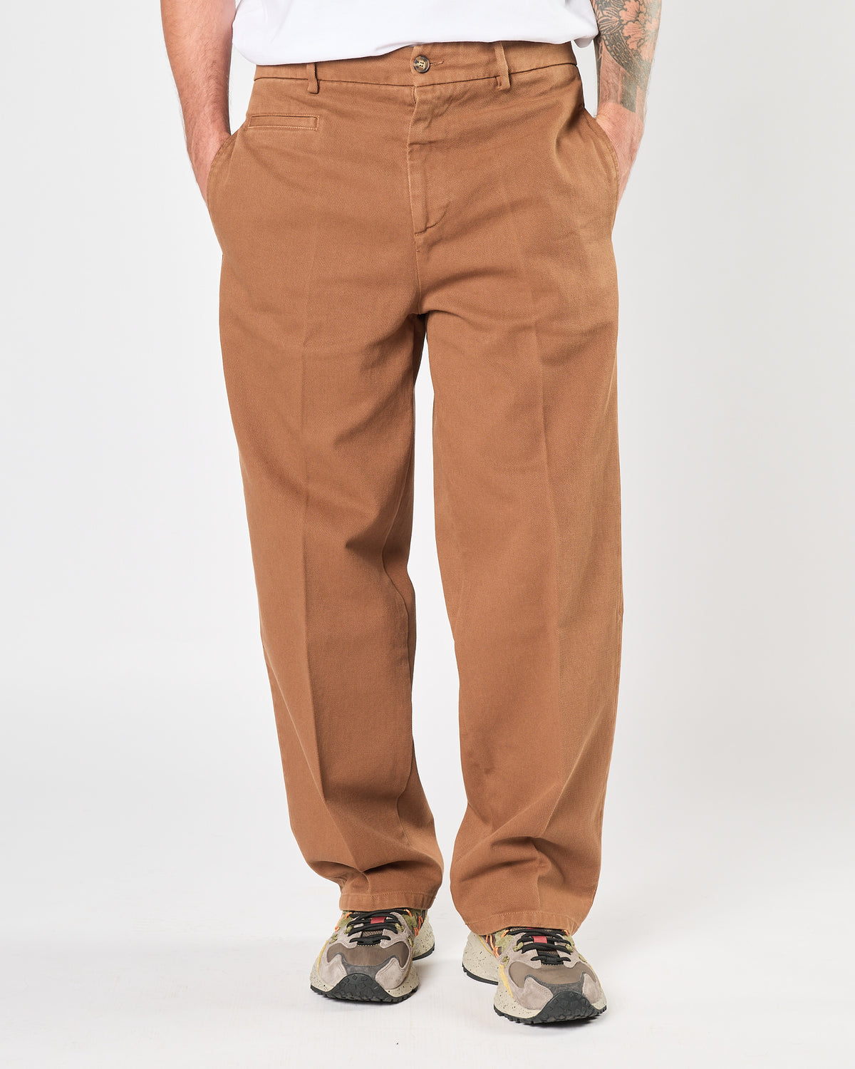 Pantalone Bonheur morbido cammello