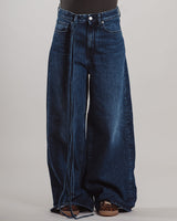 Jeans Cycle largo lavaggio vintage blu