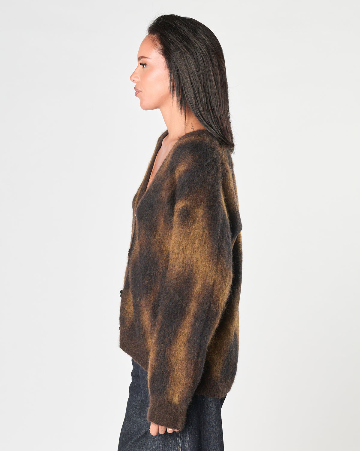 Cardigan Roberto Collina jacquard animalier