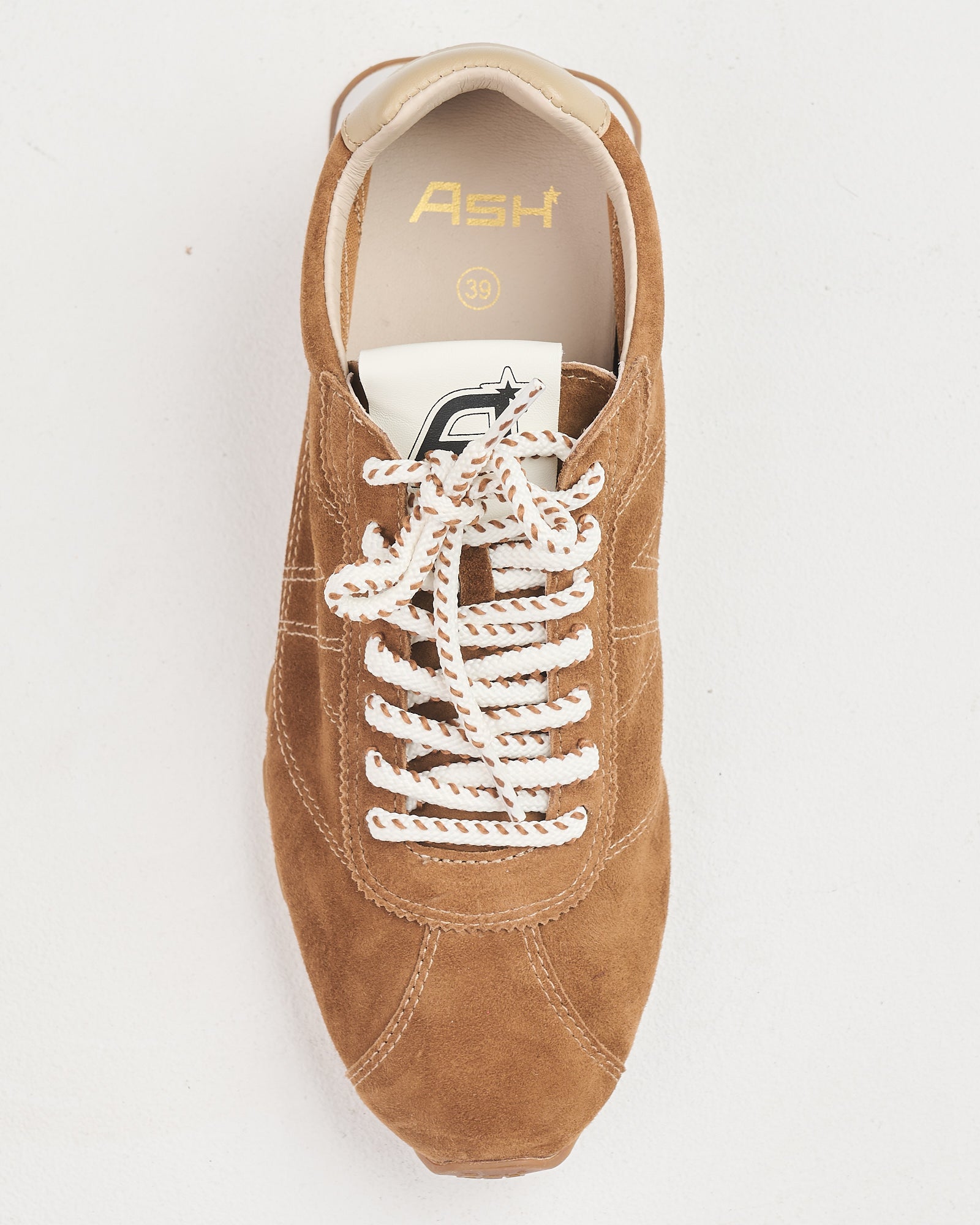 Sneaker Ash in suede cappuccino