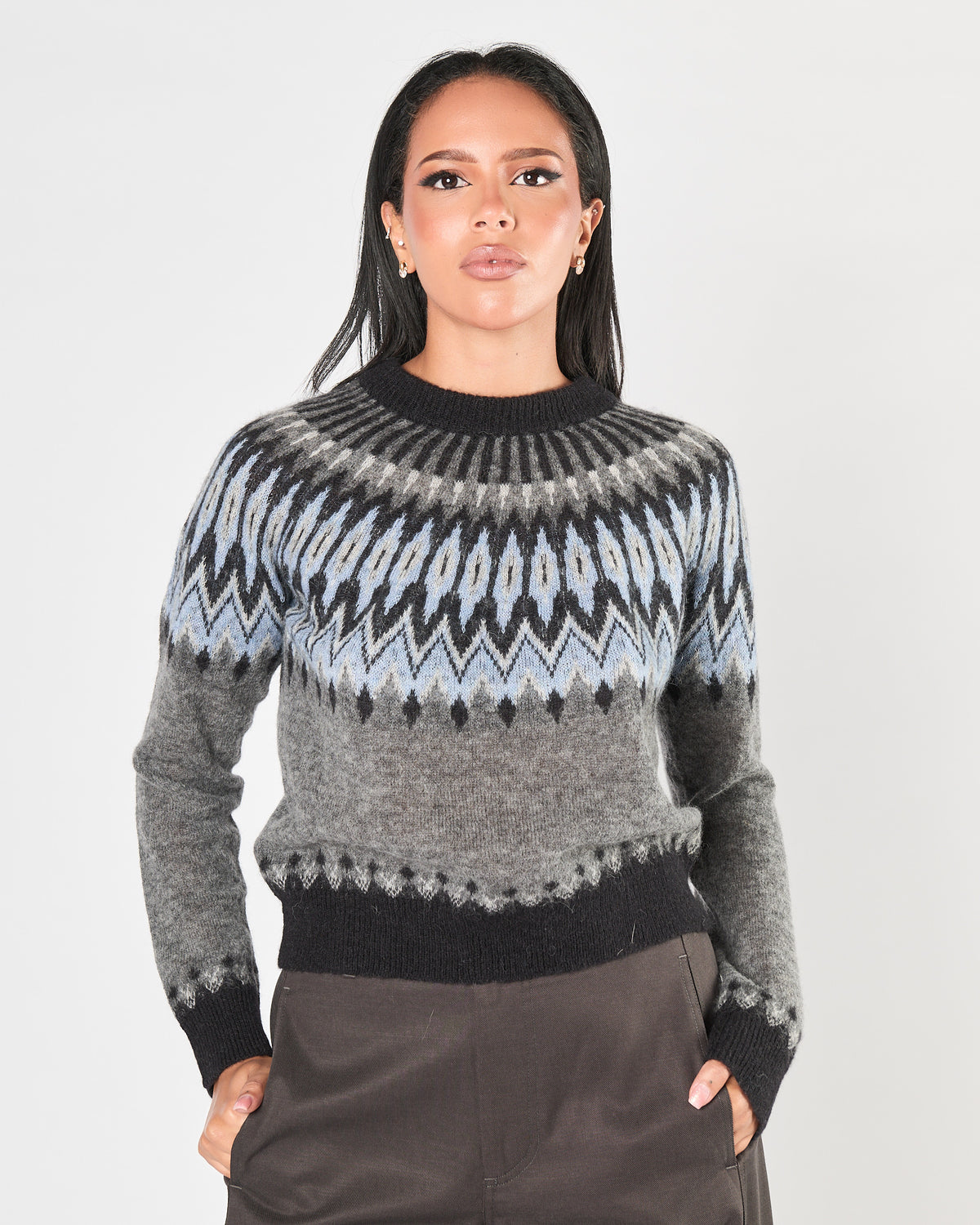 Maglia  Roberto Collina fantasia jacquard