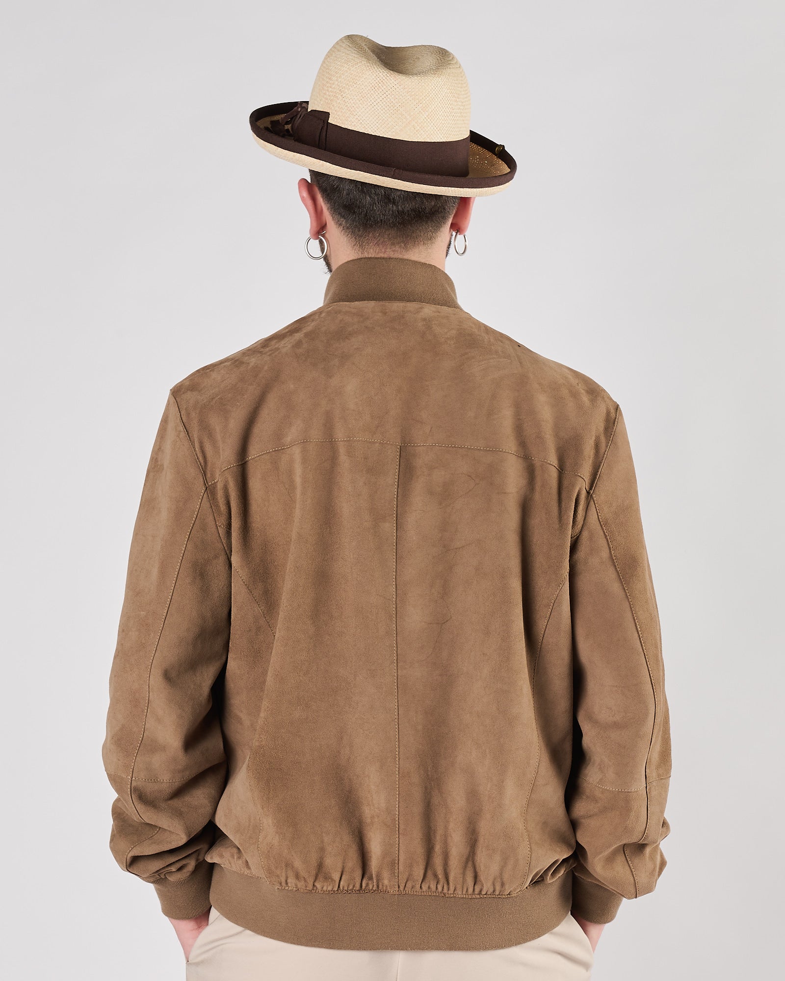 Giacchetto D'amico in suede beige