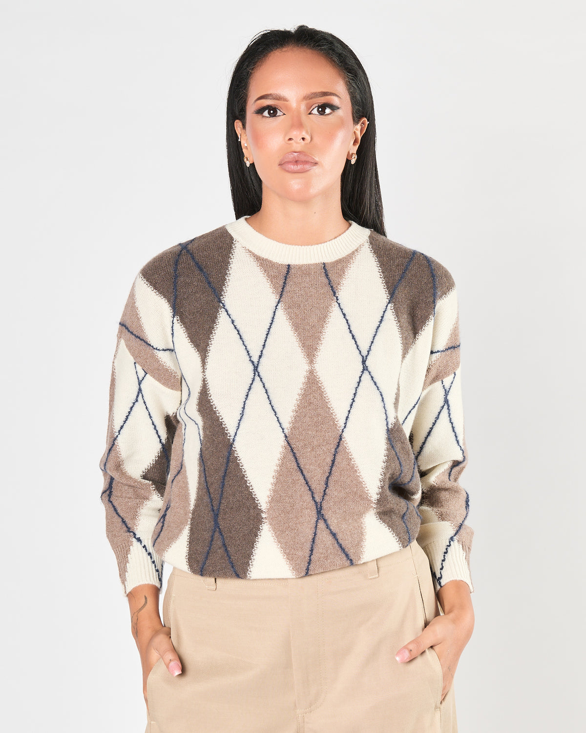Maglia Majestic fantasia a rombi