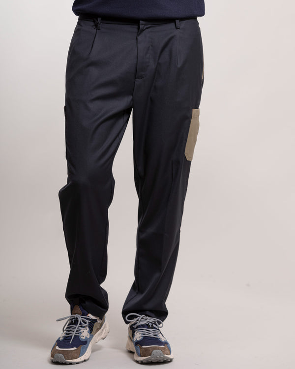 Pantalone Officina36 tasconato blu