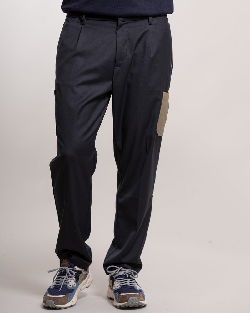 Pantalone Officina36 tasconato blu