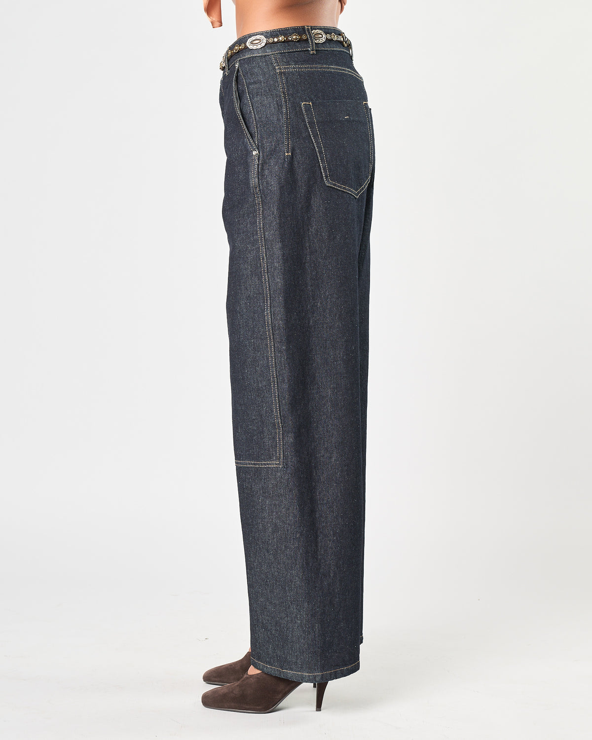 Jeans Tela9 gamba ambia blu