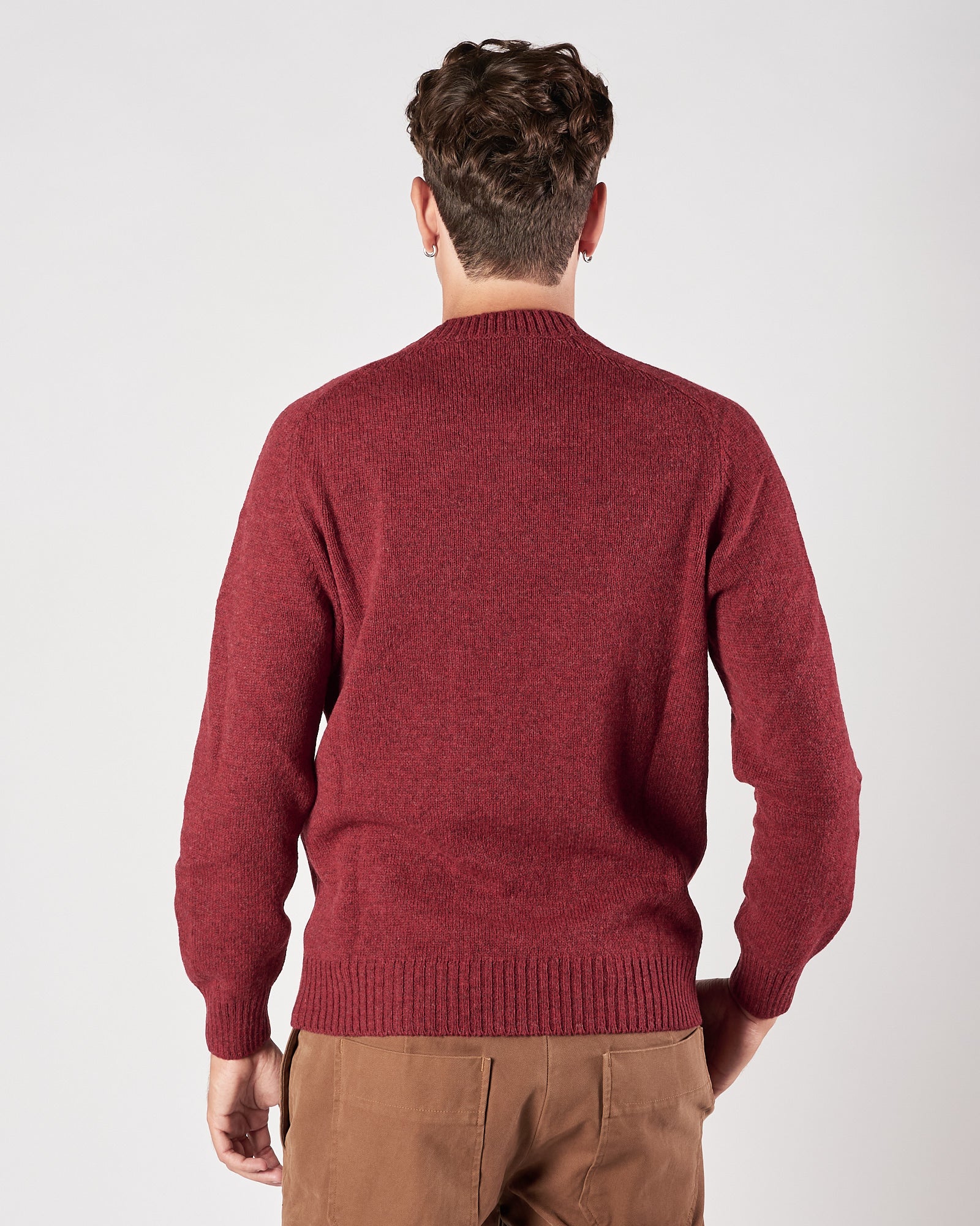 Maglia A|STORE girocollo rosso ciliegia