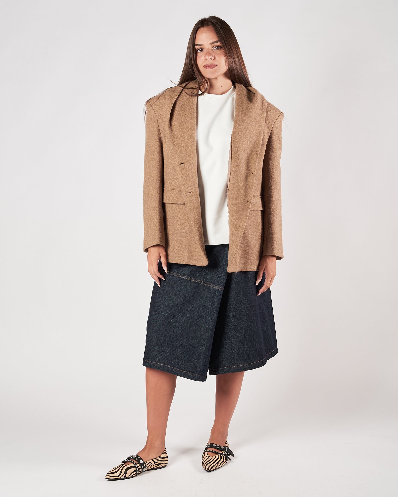 Giacca Eleh lover con cappuccio beige