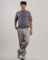 Pantalone Lbm1911 doppia pence grigio