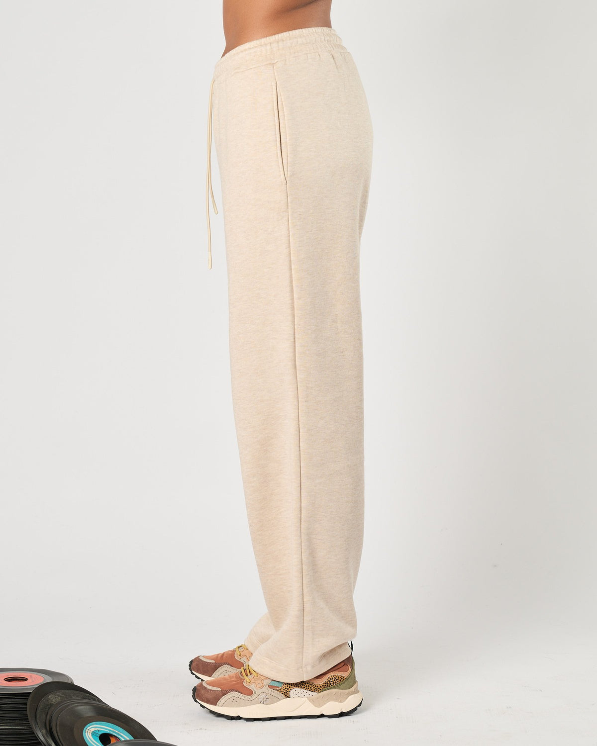 Pantalone Woc tuta largo avorio
