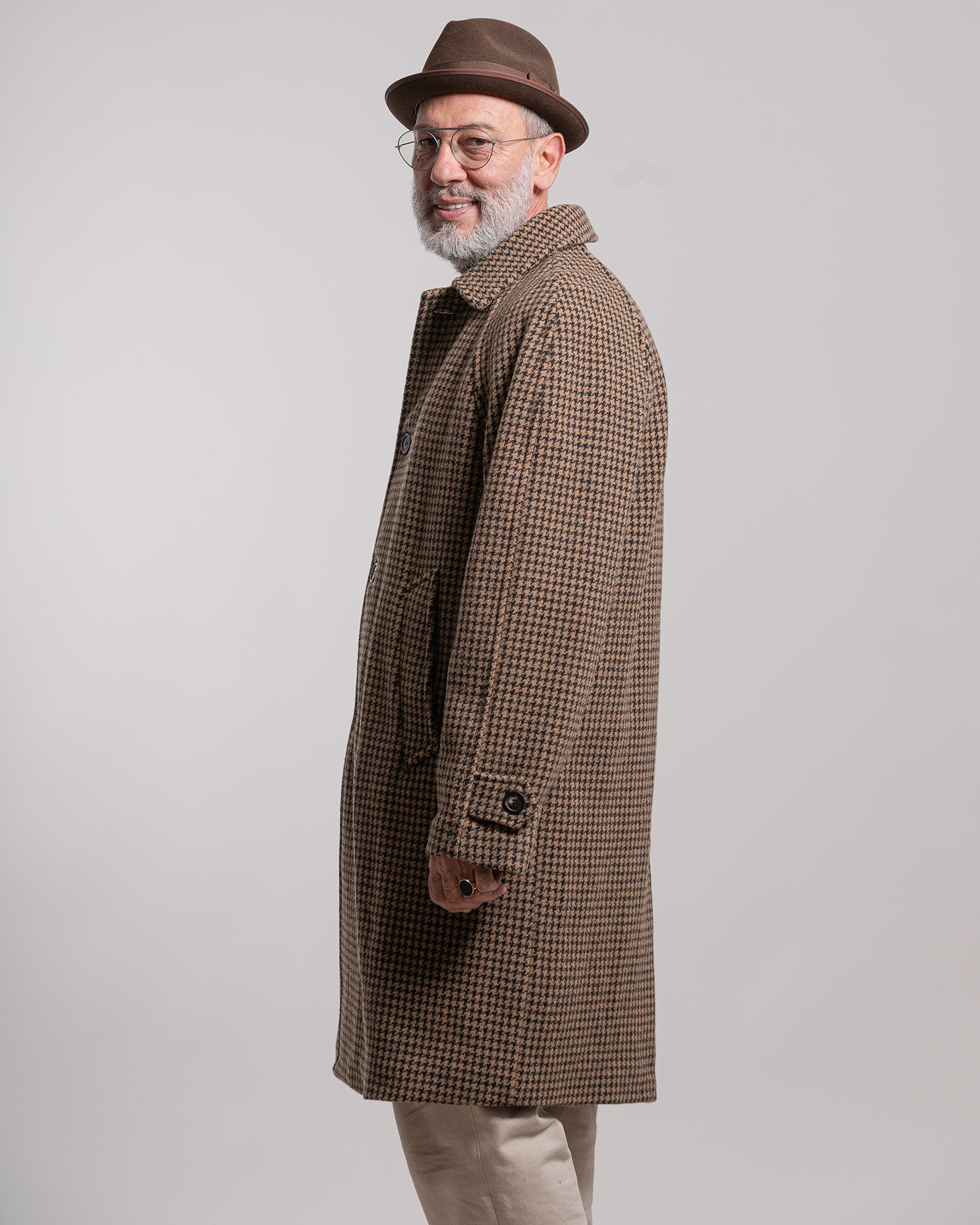 Cappotto Paltò in tweed