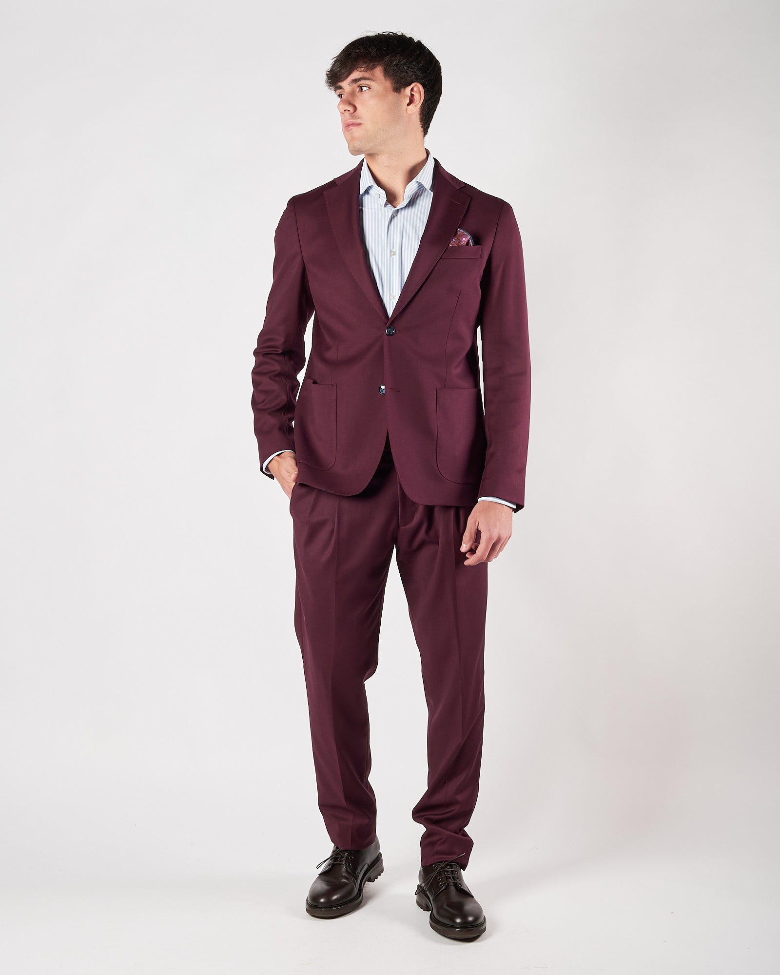 Abito A|STORE un petto mirtillo