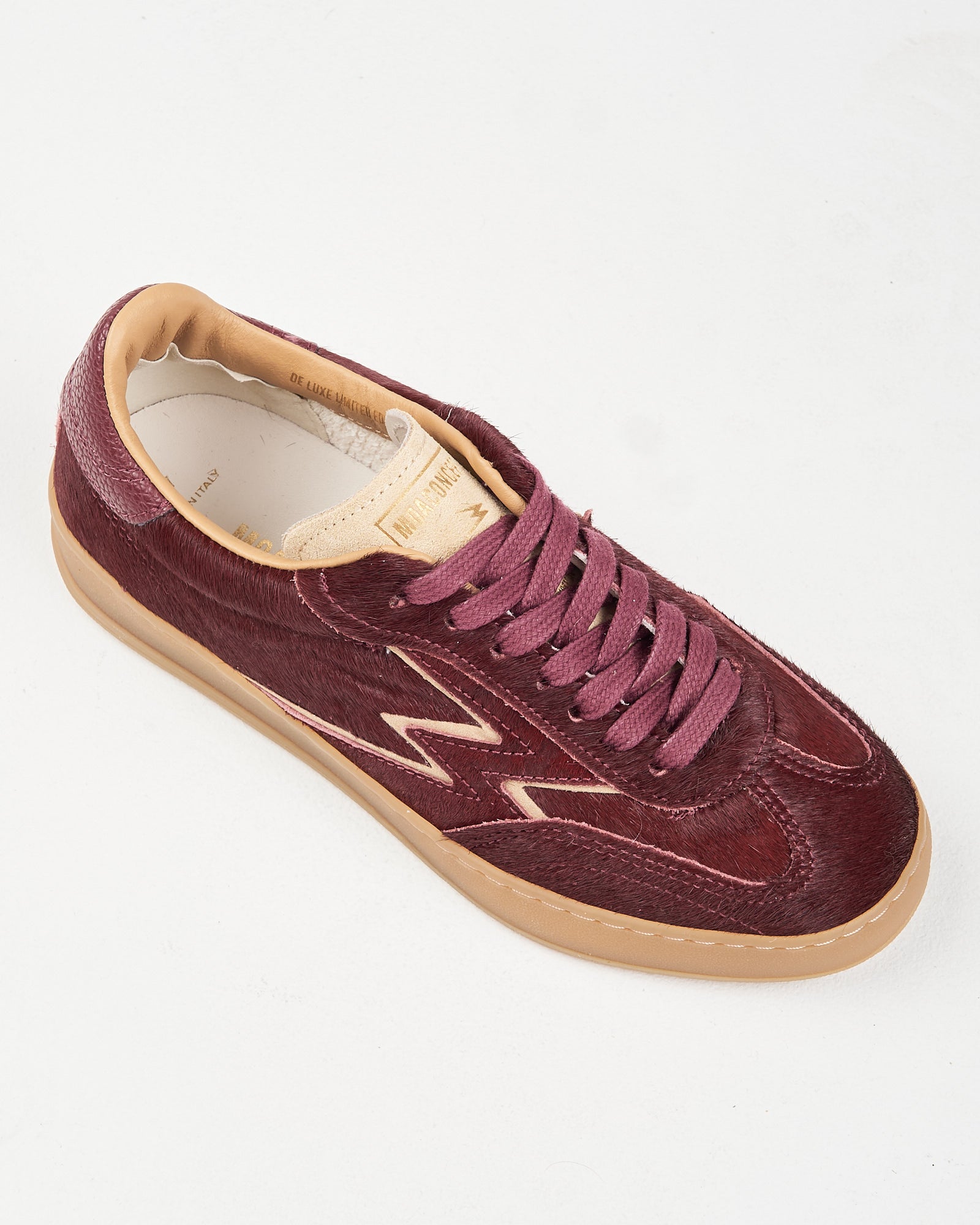 Sneaker Moaconcept in cavallino bordeaux