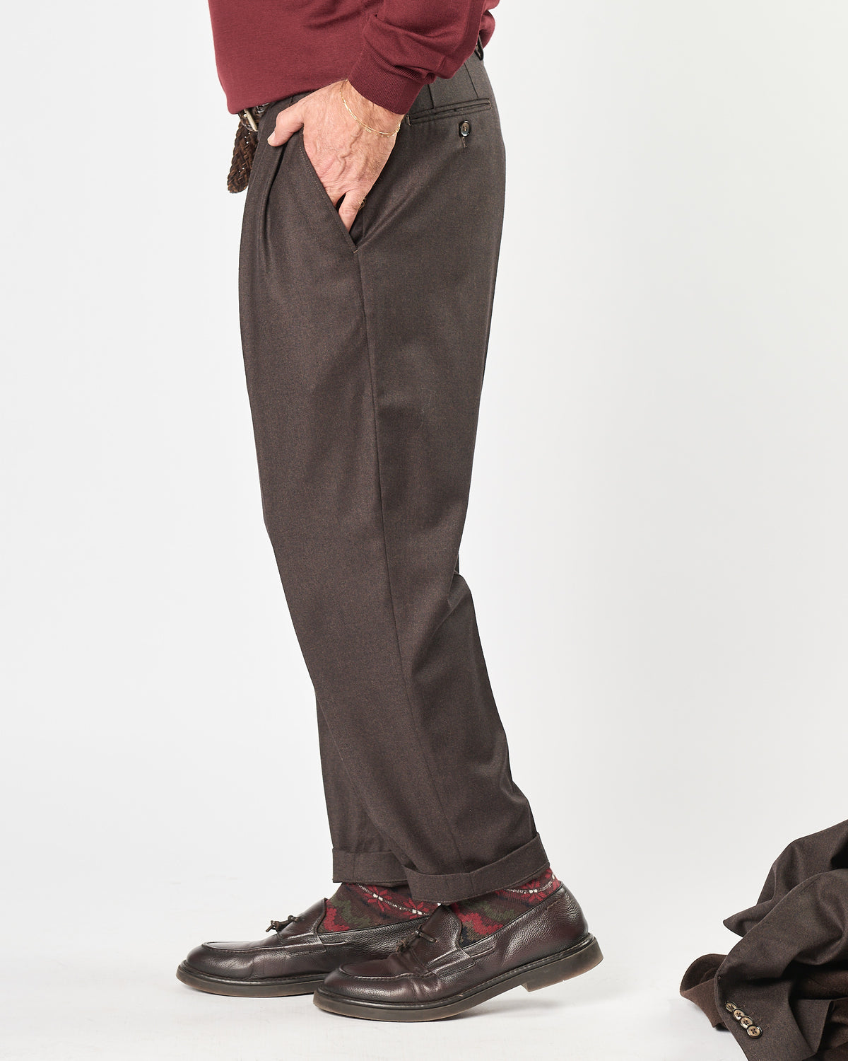 Pantalone Lbm1911 doppia pence testa di moro