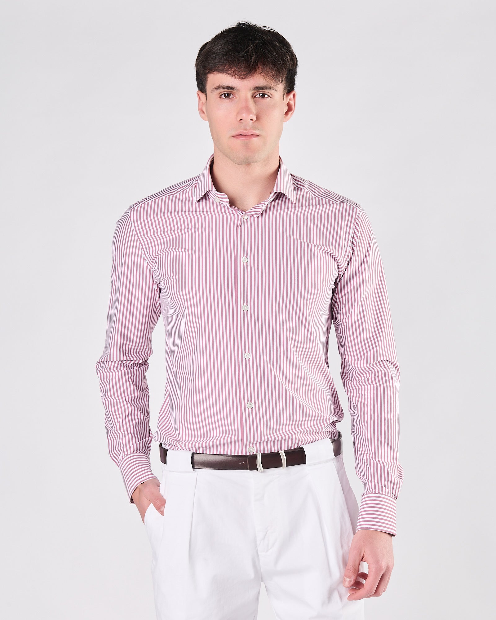 Camicia Xacus active riga bordeaux