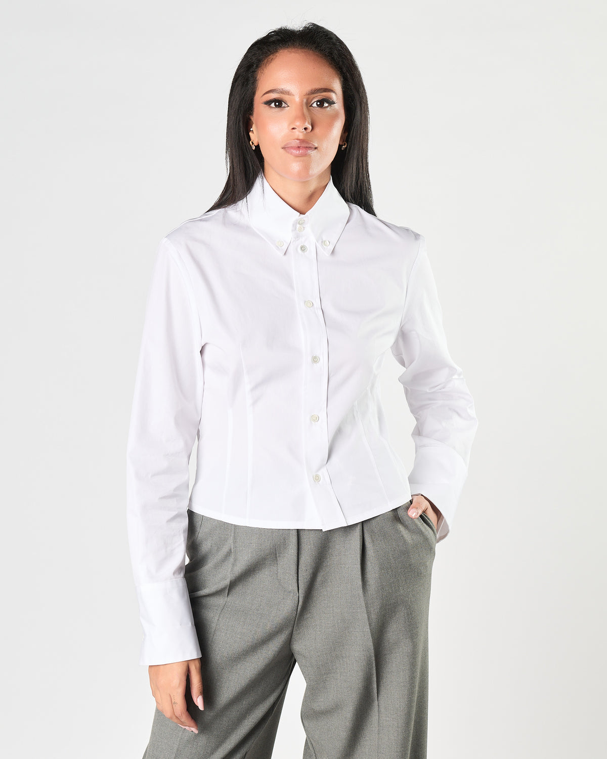 Camicia Tela9 button down bianca